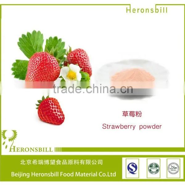 100% Natural Spray Dried Strawberry Powder for Beverage and Drinking photo-2