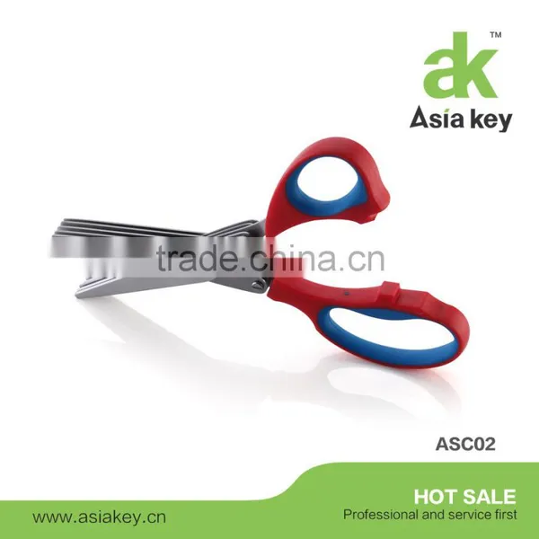 5 Layers Herb Scissor for Kitchen Scissor Soft Grip photo-3