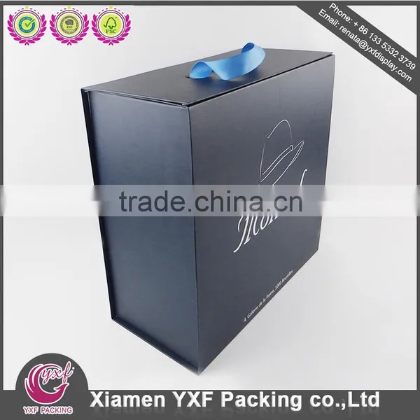 Foil Stamping Overflap Rigid Packaging Paper Box, Rigid Box photo-2