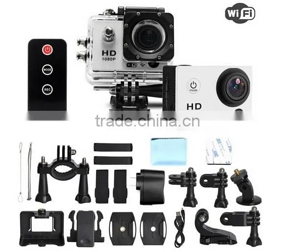 170 Degree Xiaomi yi Sports Cameras Full hd 1080p Wifi Mini Action Dvr Remote Control photo-3