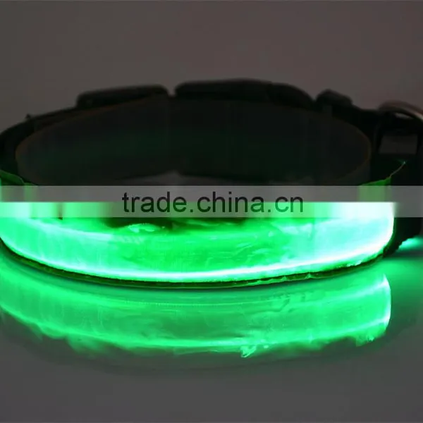 Night Safety LED Light-up Flashing Glow In The Dark Electric LED Cat & Dog Collar photo-5