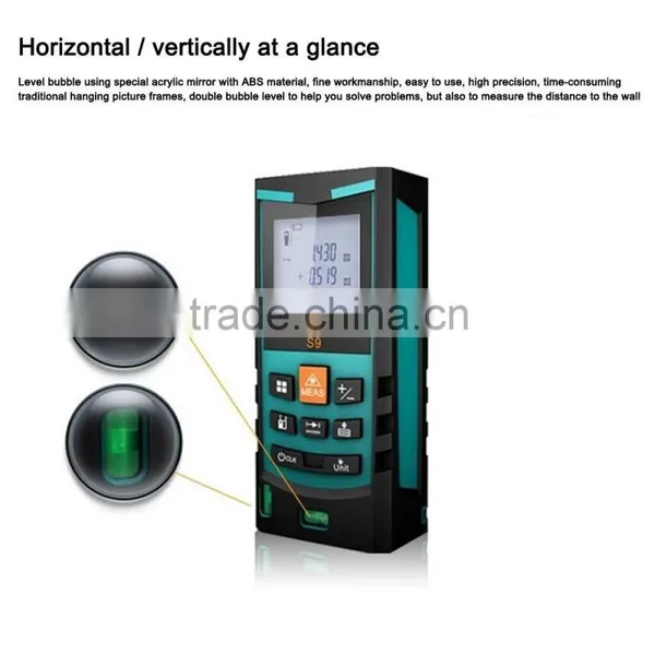260-Feet Laser Distance Measurer With Backlit Display photo-2