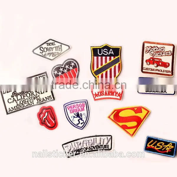 2016 Hot Sale Embroidery Patch Custom DIY Fashionable Badge Patch Quality Choice photo-2