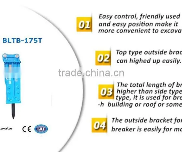 BLTB-175T Jack Hammer, Jack Breaker, Road Breaker at the Resonable Price for Excavator photo-2