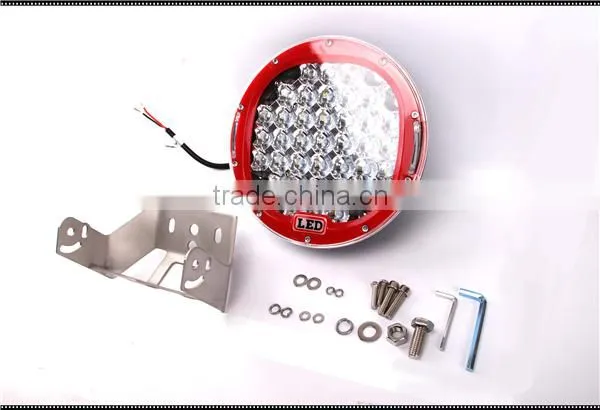 HOT!!! RED 185W CIRCLE LED Work Light Voltage 10-30 Waterproof IP67 for SUV OFFROAD CARS TRUCK photo-4