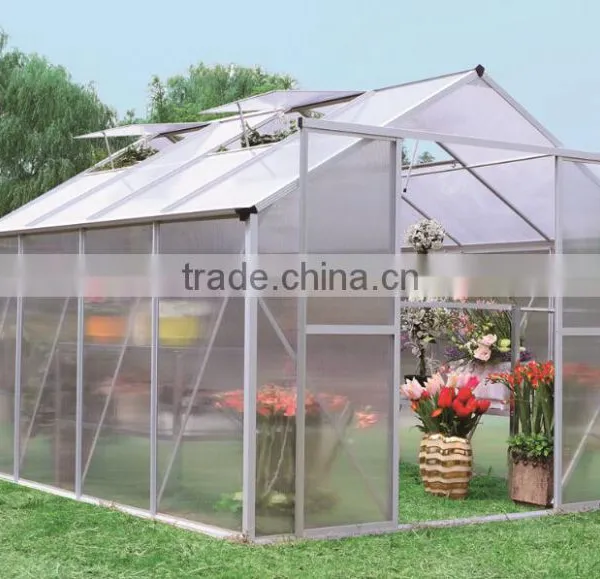 Sunor Premium Greenhouse Garden Growhouse With Polycarbonate Cold Aluminium Profile photo-2