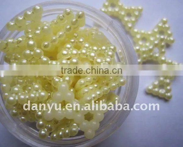 Imitation Pearls in Bow Shape