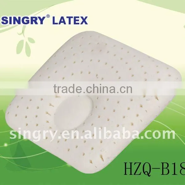 Latex Flat Head Curve Baby Pillow photo-4