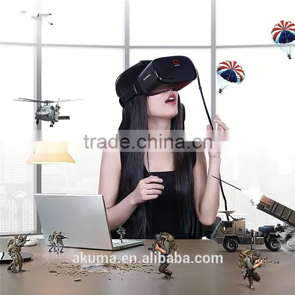 New 2017 DeePoon E2 1080p 9d vr Glass 3D Glasses Virtual Reality for PC Enjoy 3D Games and Vedio