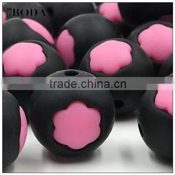 The Lovely Baby Teething Toys Flower Silicone Beads photo-4