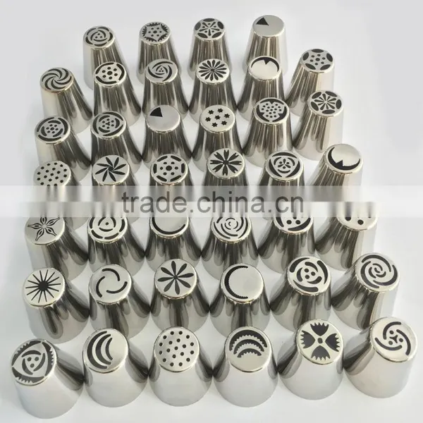 Russian Nozzles Tips Sand Blasting Nozzle Icing Piping Tip Set photo-2