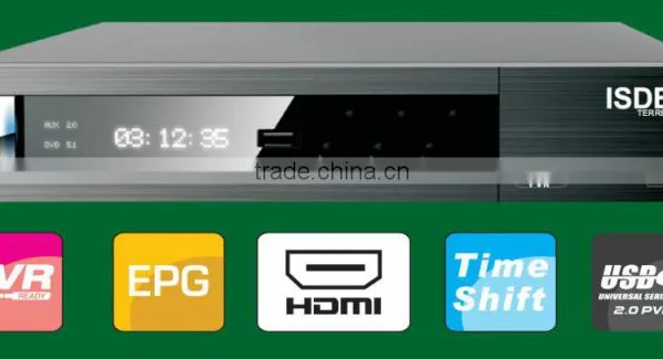 Hot High Performance HD 1080P Isdb-t Set Top Box, Digital Terrestrial TV Receiver With MPEG-2/MPEG-4 Decoding for South America photo-5