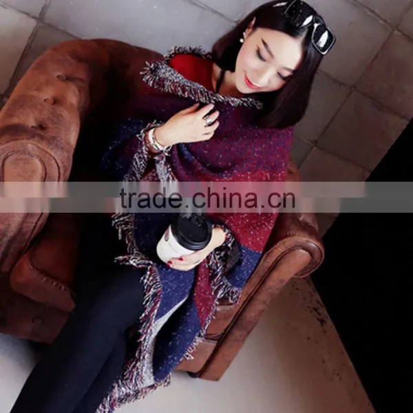 Women Girl Thick Wool Pashmina Stole Scarf Shawl Wraps Warm Winter Autumn photo-2