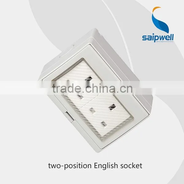 250V 13A Waterproof Switch And Outlet Waterproof Light Dimmer Switcher(SP-2S) photo-3