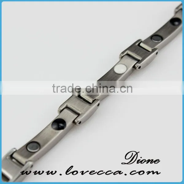 Stainless Steel/tungsten/silicone/ Titanium Magnetic Bracelet Health Care photo-2