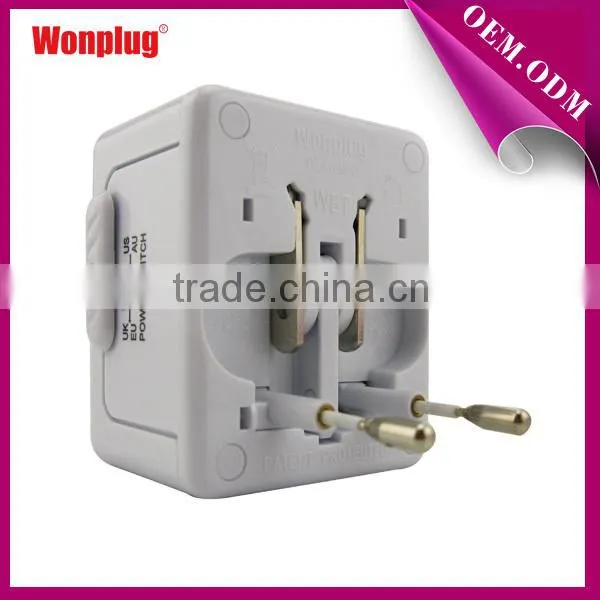China Factory Wonplug Patent 2015 Hot Sale Worldwide Usb Travel Charger photo-4