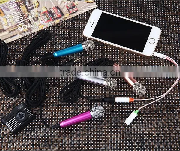 2016 Hot Selling Wired Cell Phone Mini Microphone for Apple Phone and Android Phone photo-2