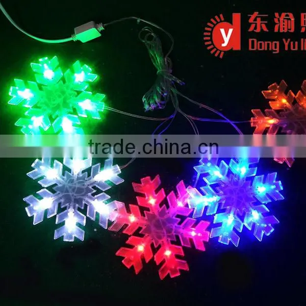 Hanging Led Strings Light With Snowflake CE ROHS photo-2