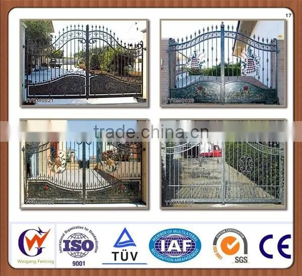 Wrought Iron Pedestrian Gate Spear Point