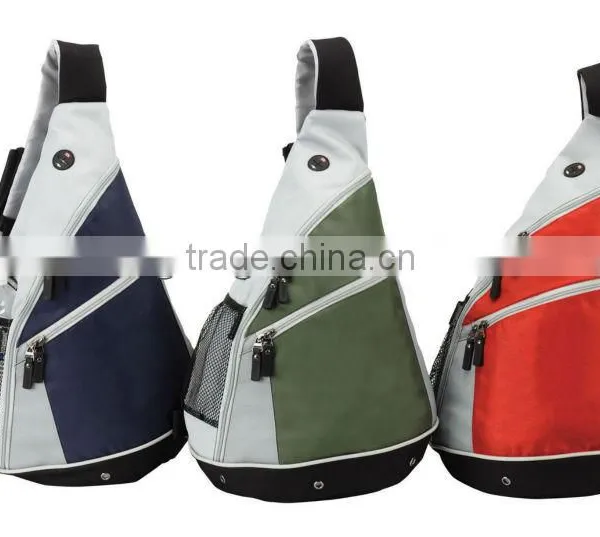 Sling Cross Body School casual outdoor textbook mesh zip backpack