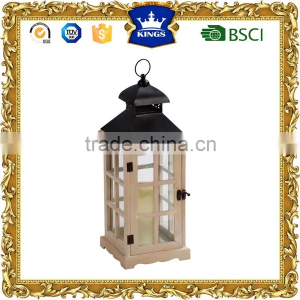 Wood Lanterns for Plastic LED Candles