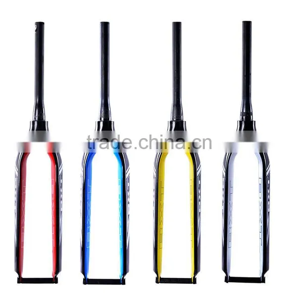 2016 New BXT Fork Tapered:1-1/8"to1-1/2" Full Carbon Fiber Mountain Bike Carbon Mtb Bike Fork. photo-6