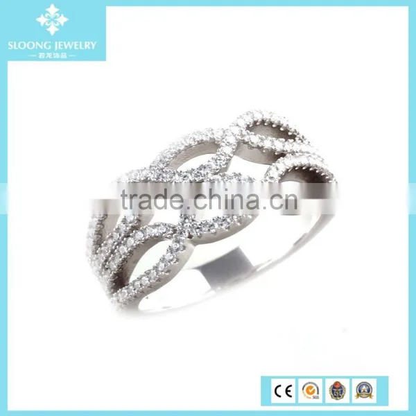 2015 New Products Pave Cheapest Diamond Ring For Couple photo-2