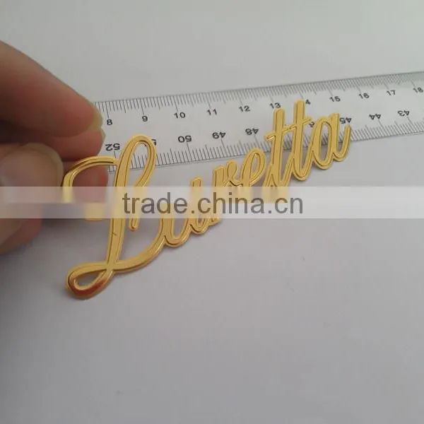 Custom Metal Logos Adhesive Letters Stickers photo-6