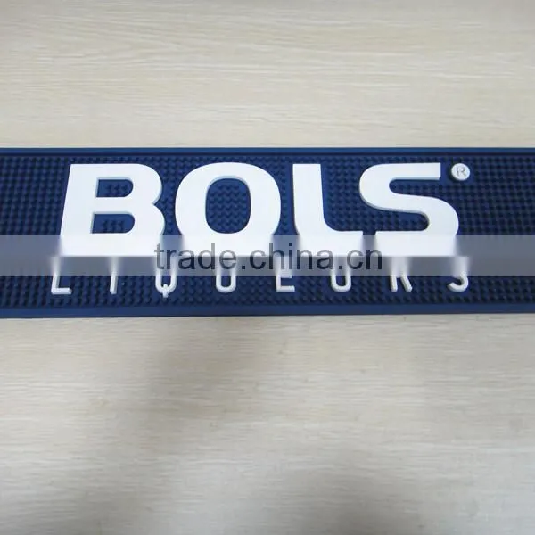 Custom Design Pvc Bar Drip Rail Mat With Logo photo-5