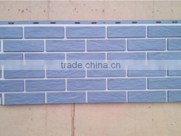Faux Stone Brick Exterior Wall Panel Plastic Wall Siding photo-4
