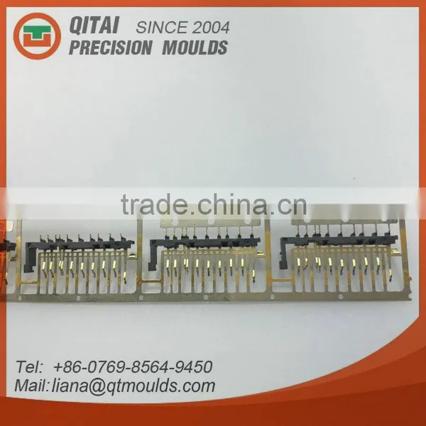Plastic Injection Male Female Communication Connector PC Connector Mould photo-3