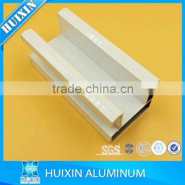 White and Cream Powder Coated Aluminium Extrusion Profile for Iraq Market photo-5