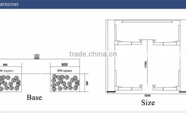 4T Single Side Lock Hydraulic Lift for Car Wash photo-4
