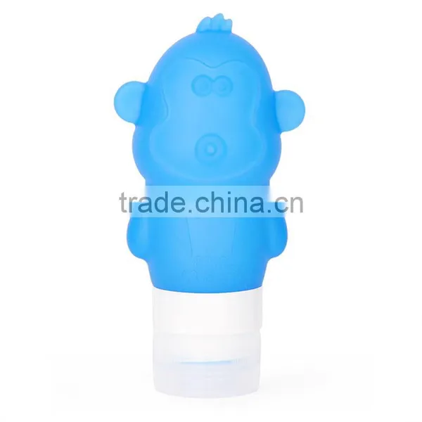 Most Popular Lovely Monkry Squeezable Silicone Travel Bottle photo-2