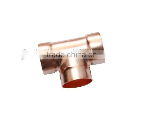 Brass and Red Copper Pipe/T Type Red Copper Tee,3 Way Copper Joint photo-4
