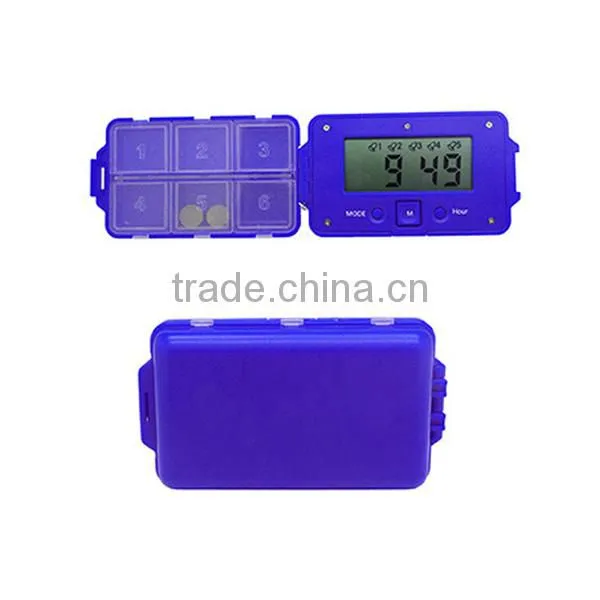 Portable 5 Group Pill Box With Alarm Timer photo-2