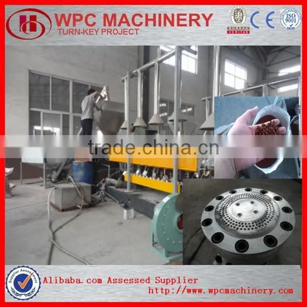 WPC Wood Plastic Recycle Pelleting Granulator Machine photo-2
