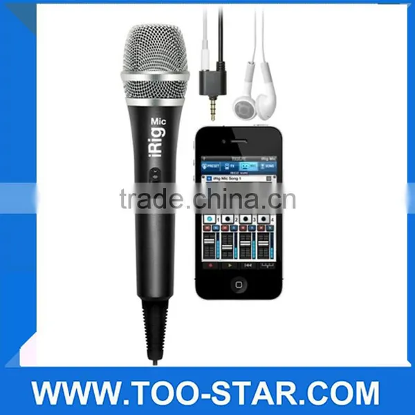 Smart Mini Cellphone Microphone Handheld Wired Condenser Microphone for Mobile Phone for Tablet