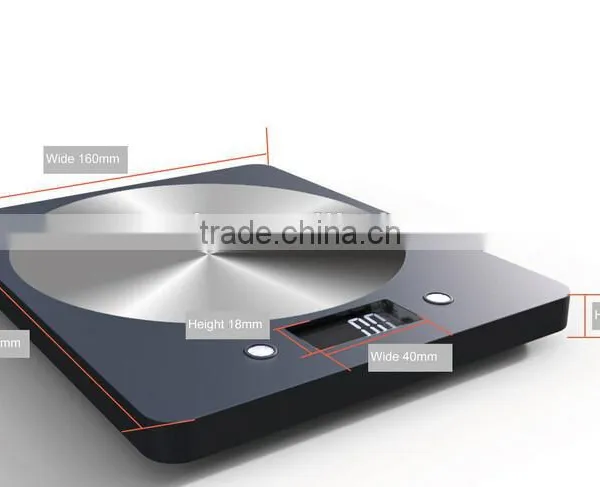 ABS Plastic Commercial Digital Kitchen Scale 5kg photo-2