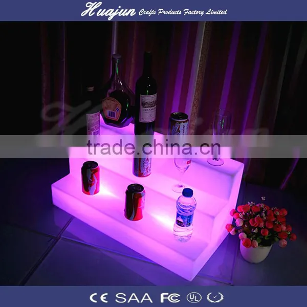 Color Changing Plastic Wine Display Rack photo-4