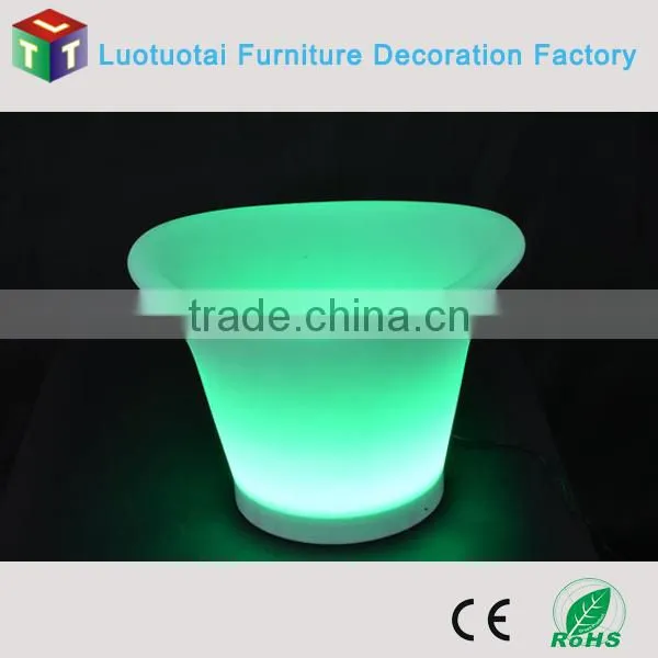 Rechargeable LED Glowing Ice Wine Bucket/beer Holder/wine Cooler photo-5
