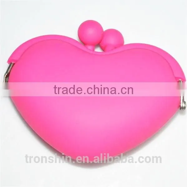 Factory Price Flexible Soft Rubber Squeeze Coin Purse for Keys photo-5