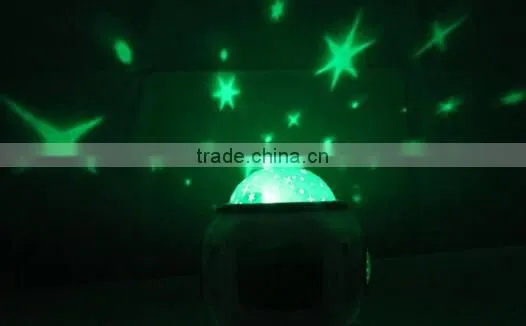 Music and Starry Sky Calendar/LED Light Clock/time Date Week and Thermometer Table Alarm photo-2