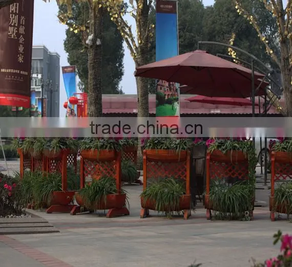 Arlau Outdoor Street Wooden Flower Pot photo-6
