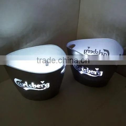 2017 Good Quality Cheap Price Lighting Logo Plastic Bucket of Beer photo-4