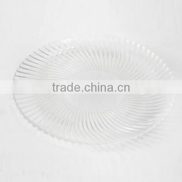 Glass Beaded Charger Plate for Cake Bread photo-2