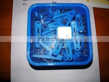 Plastic Colourful Clothes Hangers Plastic Clothespin/clothes Peg/clothes Clip With a Basket photo-3