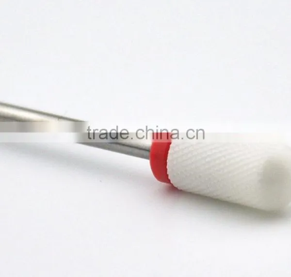 Nail Drill Bit Milling Cutter White Ceramic Nail Drill Bit For Electric Drill Manicure Machine Accessories Tools photo-2