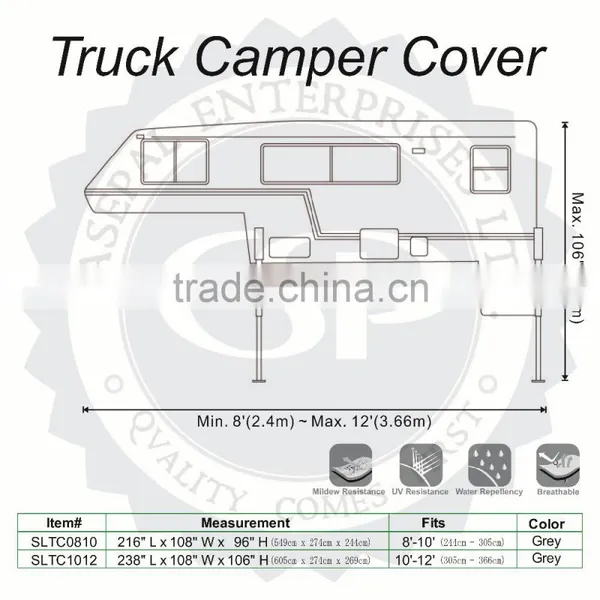 Waterproof 3 Layers Nonwoven Fabric Truck Camper RV Cover photo-2