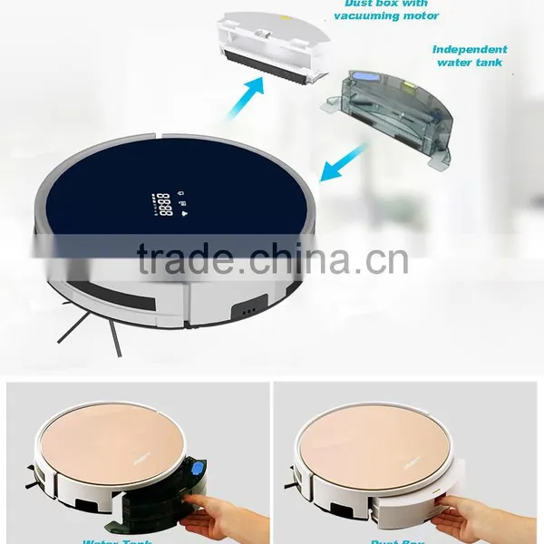 High End Gyroscope Navigation Wholesale Price Navigation Robot Cleaner Wet and Dry Robot Vacuum Cleaner 2017 photo-6